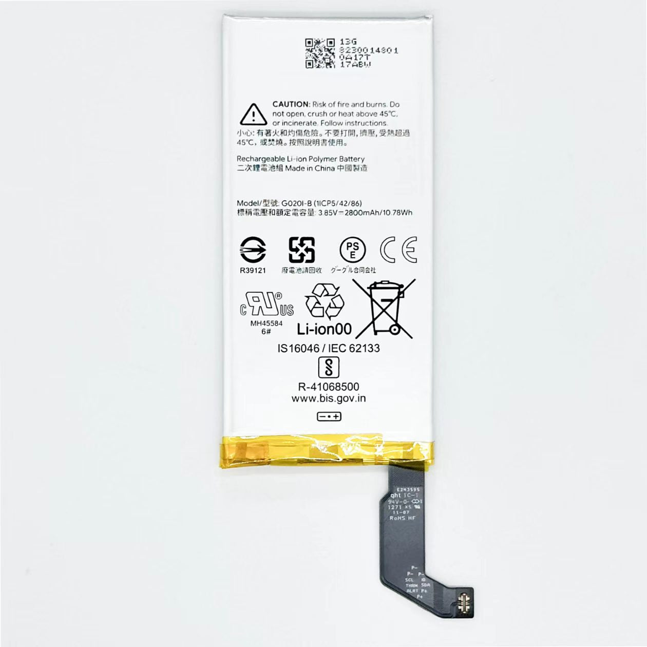 Replacement Battery for  Pixel 4 G020I-B power-solutions   Battery wholesale prices are favorable