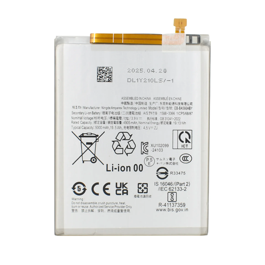 Replacement Battery for Samsung Galaxy A56 5G A36 power-solutions   Battery wholesale prices are favorable  EB-BA566ABY