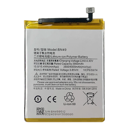 Replacement Battery for Xiaomi Redmi 7A   power- solutions   Battery wholesale prices are favorable  BN49