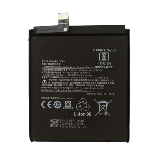 Replacement Battery for Xiaomi 9T  power- solutions   Battery wholesale prices are favorable  BP40